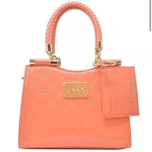 Bebe Dana Monogram Top Handle Crossbody